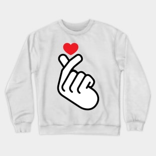 Finger Heart Crewneck Sweatshirt